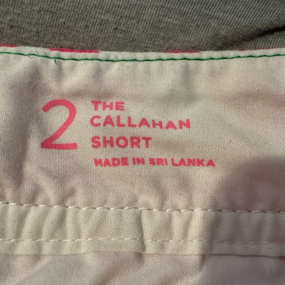 Lilly Pulitzer Pink & White Size 2 Callahan Short - Picture 2 of 6